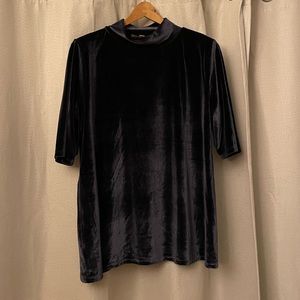LOFT Velvet Turtleneck Shirt